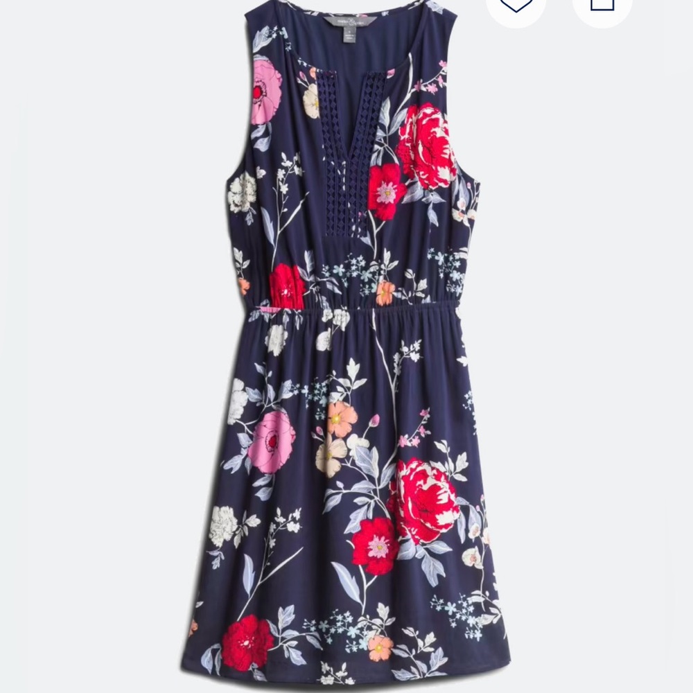Women’s Medium Blue Floral Dress